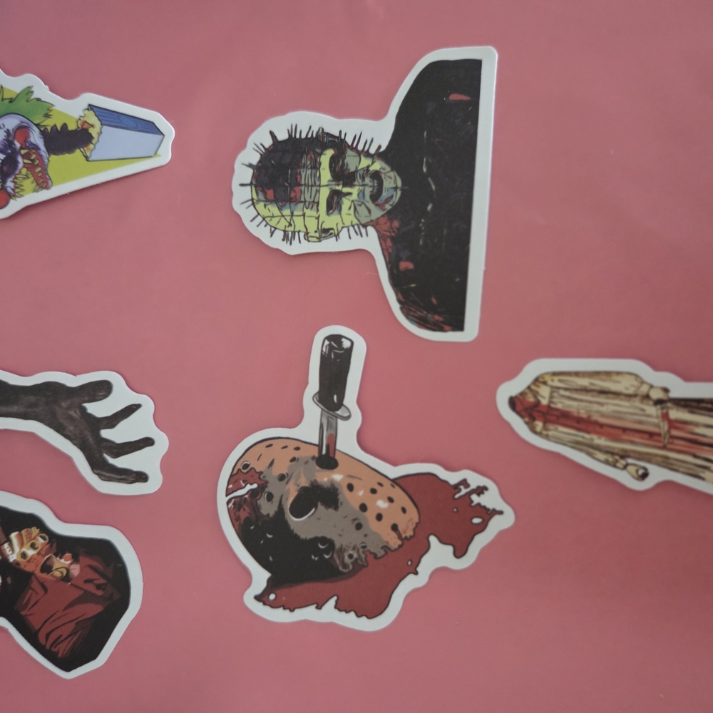 Horror-Themed Sticker Set - Picture 2 of 2